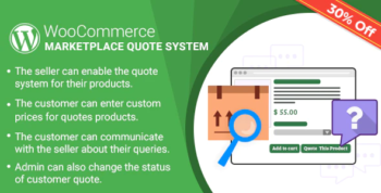 WordPress WooCommerce Marketplace Quote System Plugin