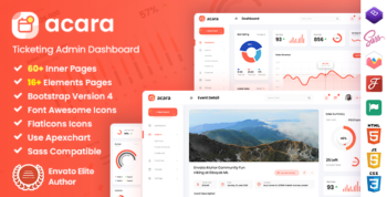 Acara - Ticketing Admin Dashboard React Template