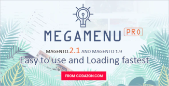Codazon MEGA MENU Pro - Drag & Drop - For Magento 1 & Magento 2.x - All in one