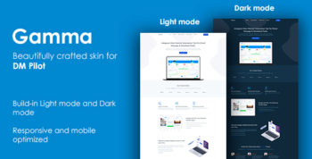 Gamma – is a beautifully crafted skin for DM Pilot