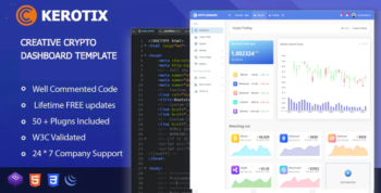 Kerotix - ICO Admin & Crypto Trading Dashboard