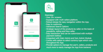 Multi-seller eCommerce MRetailshop iOS Application with Main Admin and Seller SubAdmin