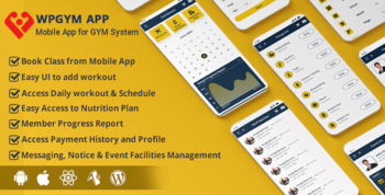 WPGYM App – Mobile App for Wordpress Gym System