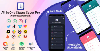 All In One Status Saver Pro - Whatsapp, WA Business, Facebook, Instagram, TikTok,Twitter, Likee&More