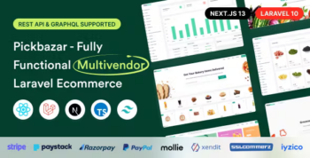 Pickbazar - Multivendor Laravel Ecommerce with React, Next Js, GraphQL & REST API