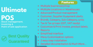 Ultimate POS - Best ERP, Stock Management, Point of Sale & Invoicing application
