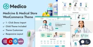 Medico - Medical and Healthcare Store WordPress Theme