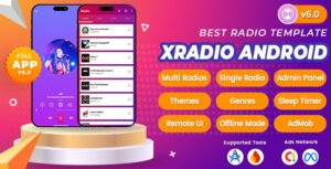 XRadio - Best Radio Template For Android