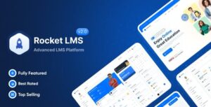 Rocket LMS - Learning Management System + Full Universal Plugins + Theme and Landing Page Builder